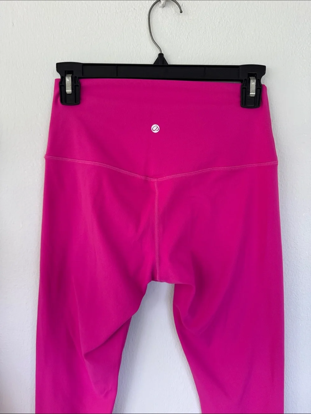 CRZ Yoga hot pink matching racerback tank top leggings set size medium
